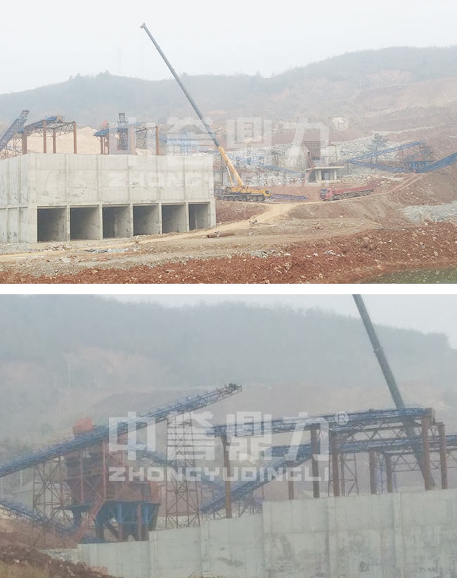 江西九江時產(chǎn)600噸固定式碎石生產(chǎn)線 江西九江時產(chǎn)600噸固定式碎石生產(chǎn)線