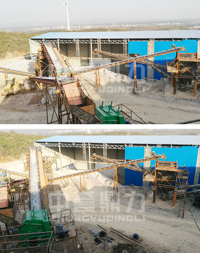 湖北省荊門市時產(chǎn)300噸石灰石破碎生產(chǎn)線案例 002.jpg