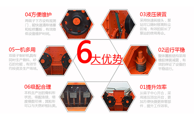 ZSJ型雙轉子制砂整形機六大優(yōu)勢