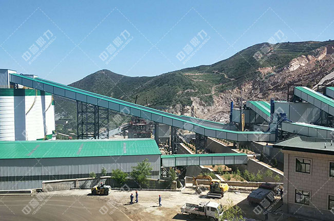 方解石制砂生產(chǎn)線