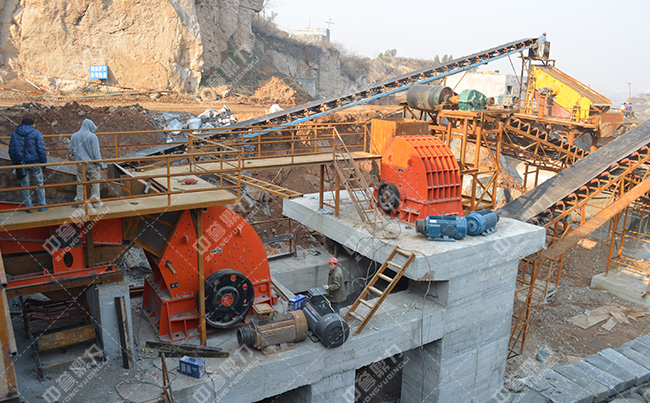 石灰石砂石生產(chǎn)線安裝